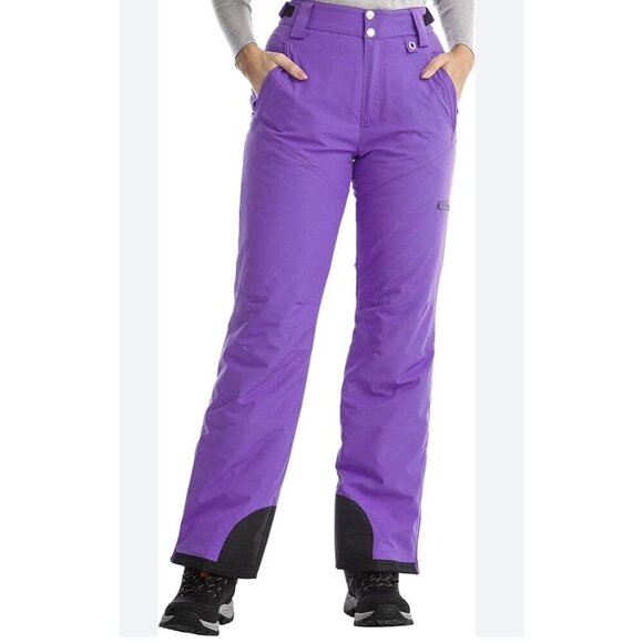 Skieer Pants girls 14-16  Women’s  Snowboard Ski Pants purple New - Picture 1 of 16